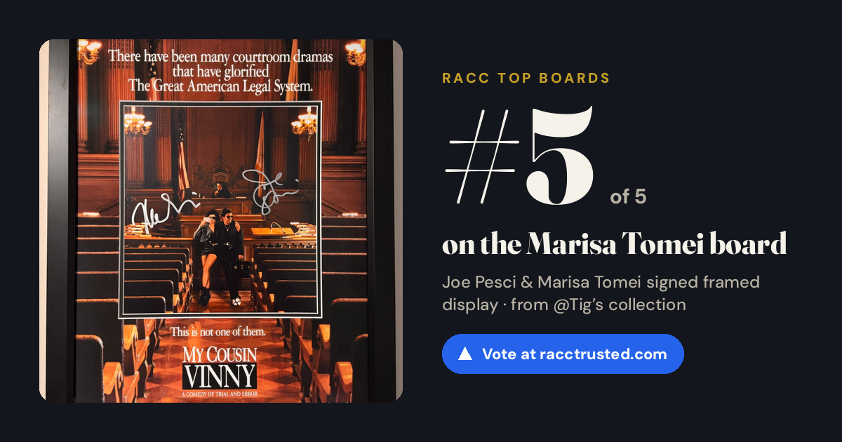 Share card: #5 of 5 on the Marisa Tomei board