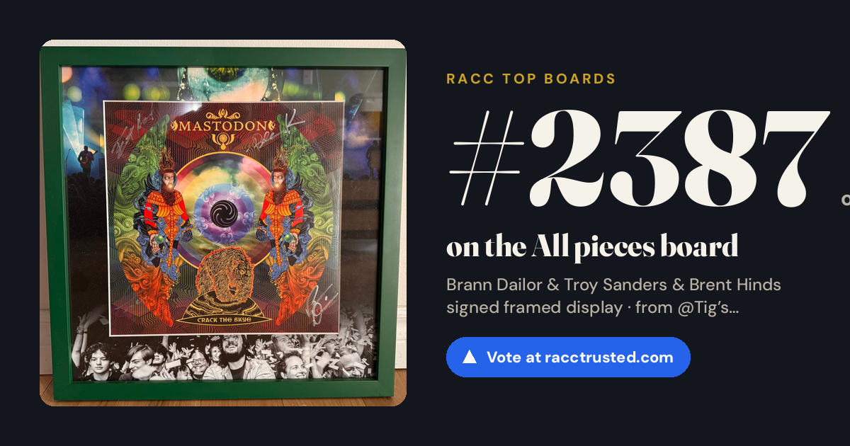 Share card: #2387 of 2389 on the All pieces board