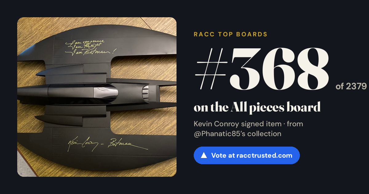 Share card: #368 of 2379 on the All pieces board