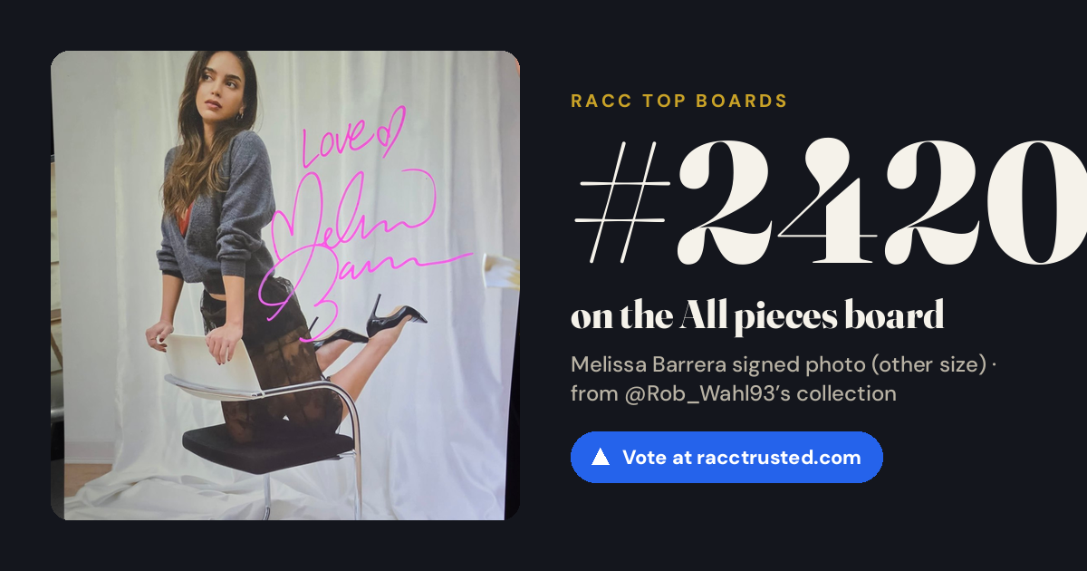 Share card: #2420 of 2420 on the All pieces board