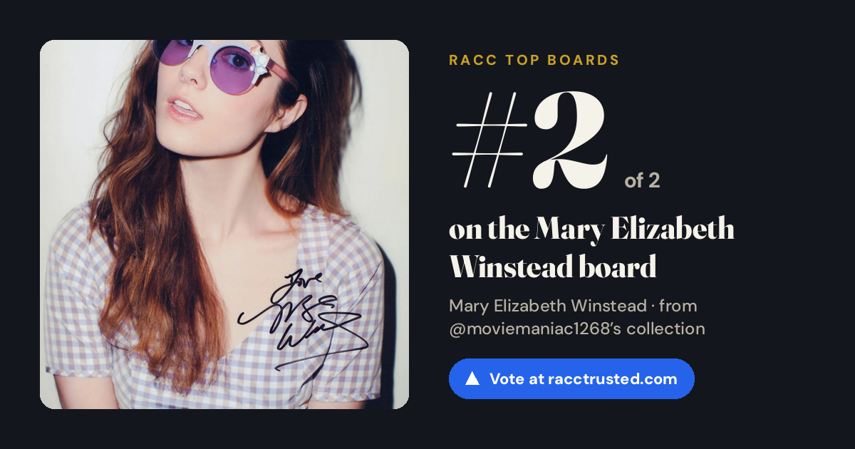 Share card: #2 of 2 on the Mary Elizabeth Winstead board