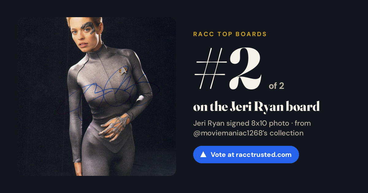 Share card: #2 of 2 on the Jeri Ryan board
