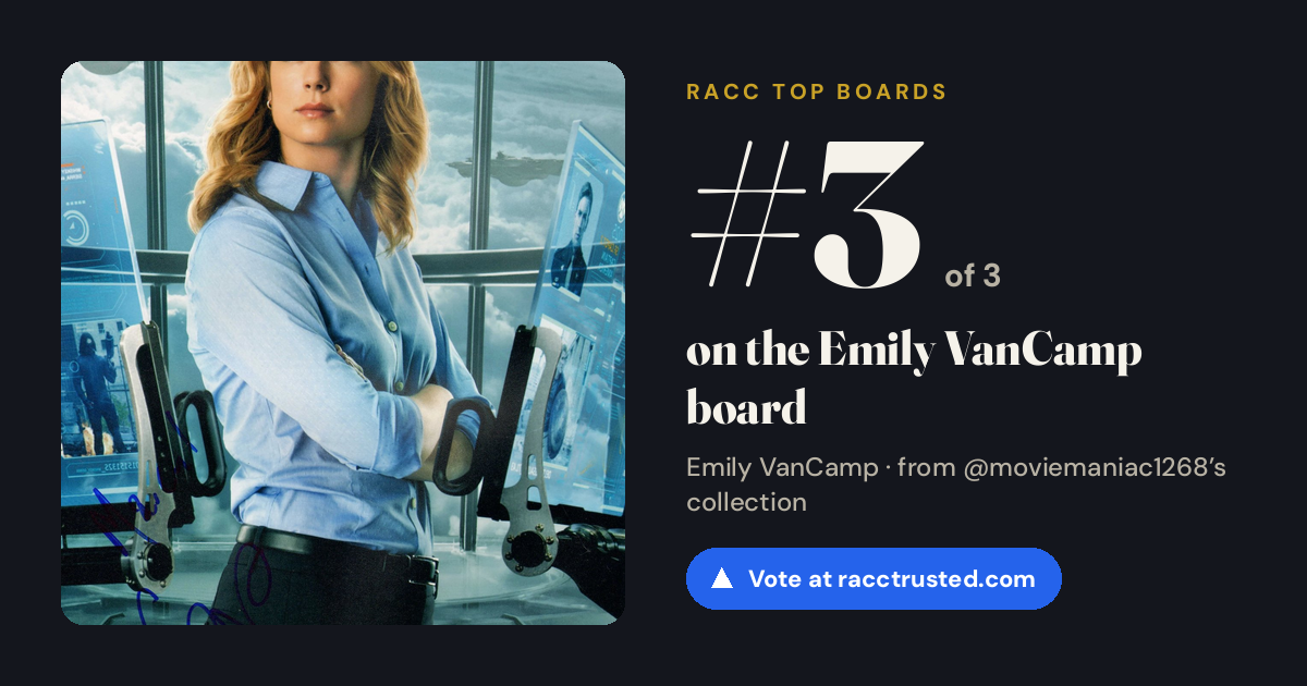 Share card: #3 of 3 on the Emily VanCamp board