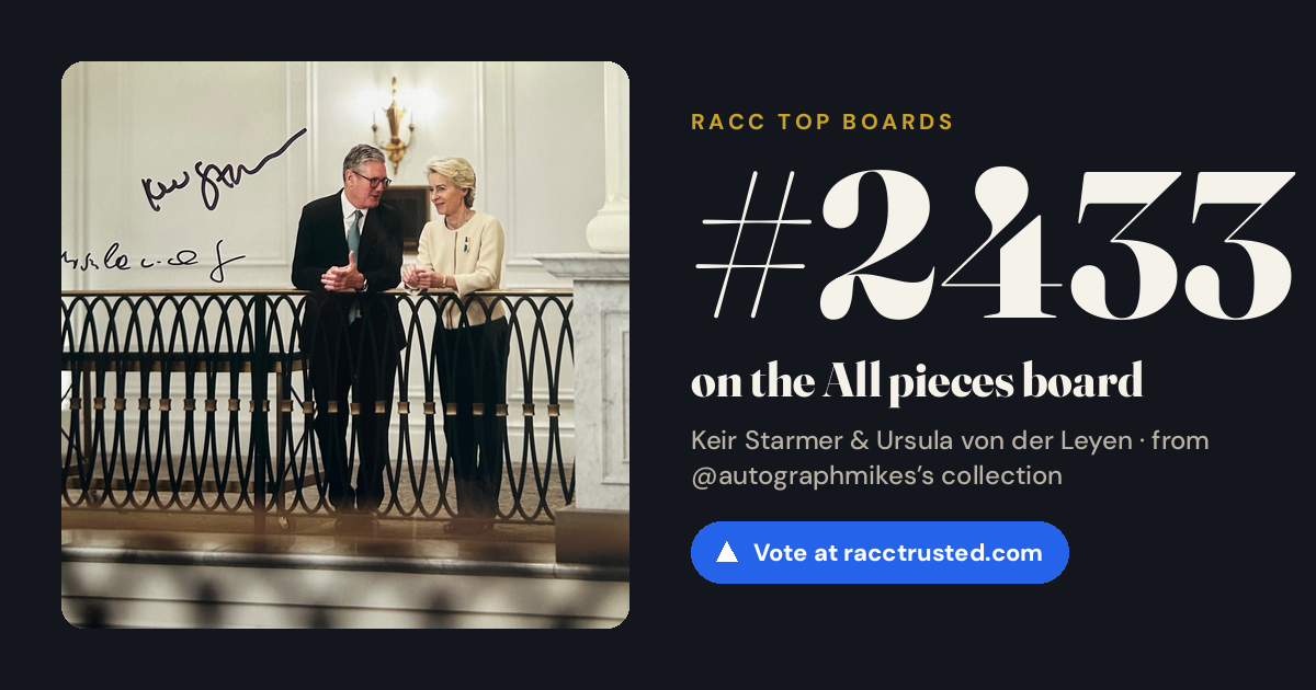 Share card: #2433 of 2433 on the All pieces board