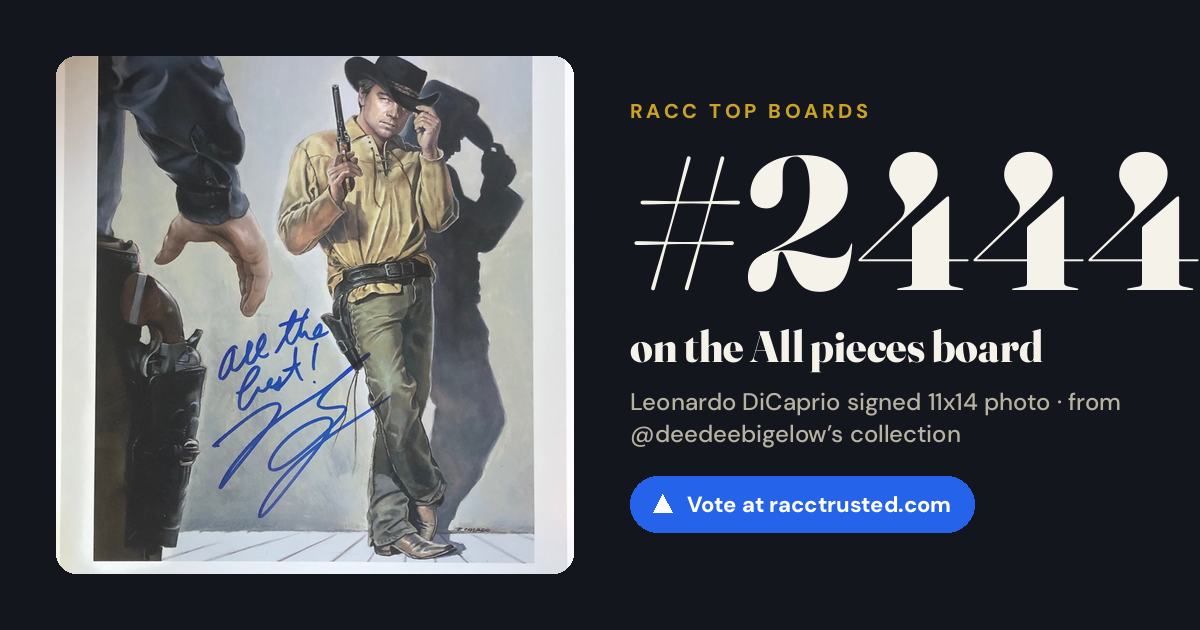 Share card: #2444 of 2444 on the All pieces board