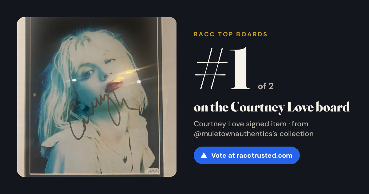 Share card: #1 of 2 on the Courtney Love board