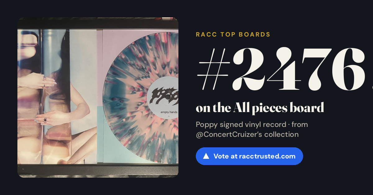 Share card: #2476 of 2476 on the All pieces board