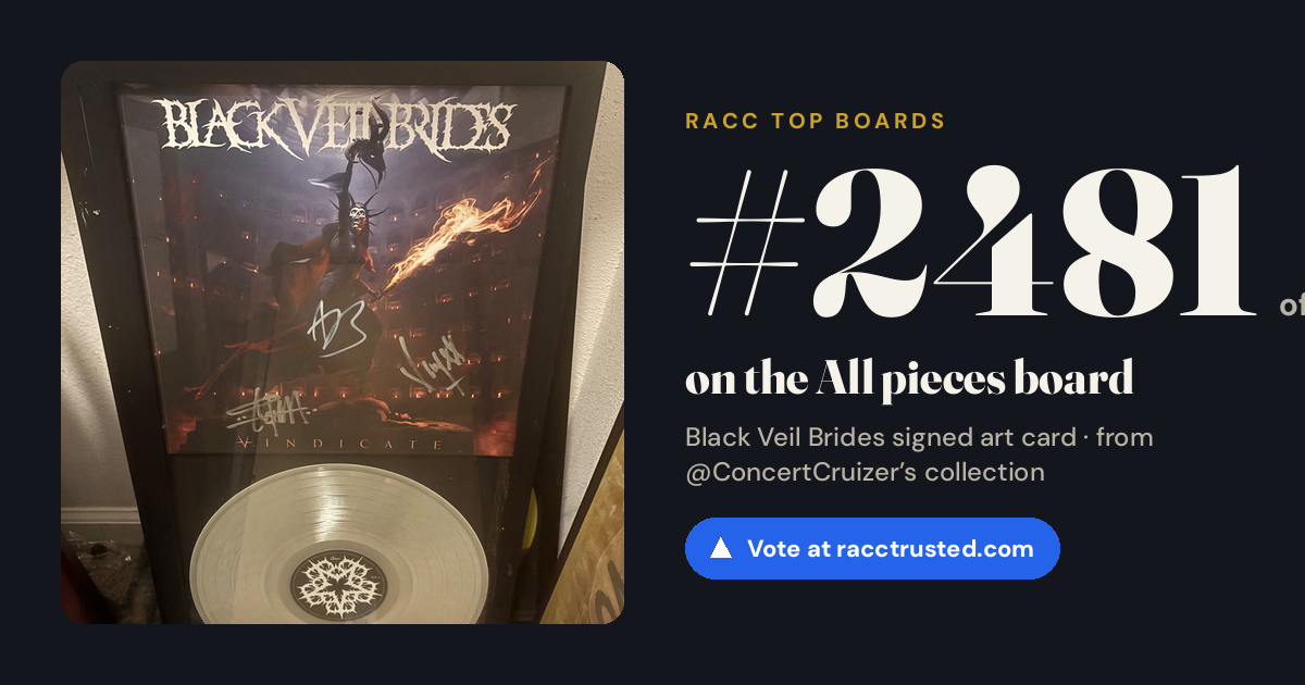 Share card: #2481 of 2503 on the All pieces board