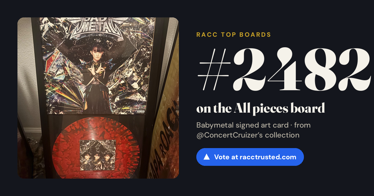 Share card: #2482 of 2503 on the All pieces board