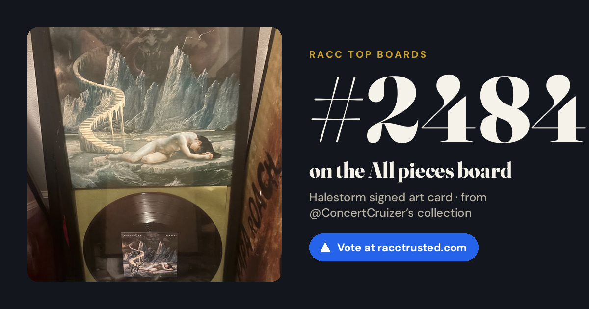 Share card: #2484 of 2503 on the All pieces board