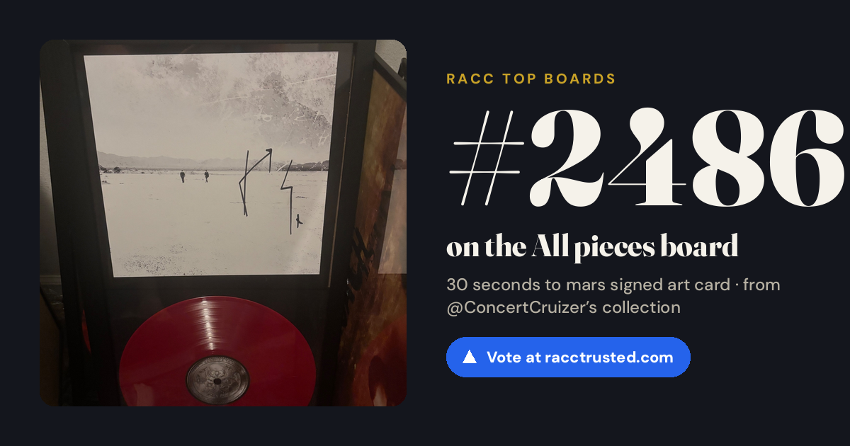 Share card: #2486 of 2503 on the All pieces board
