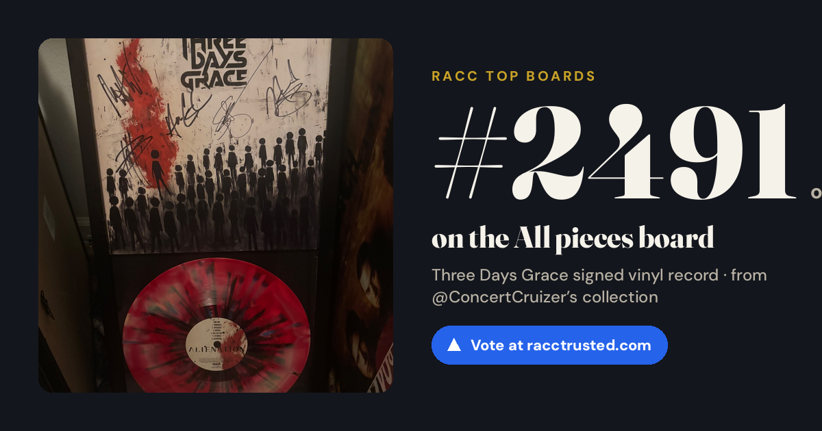 Share card: #2491 of 2503 on the All pieces board