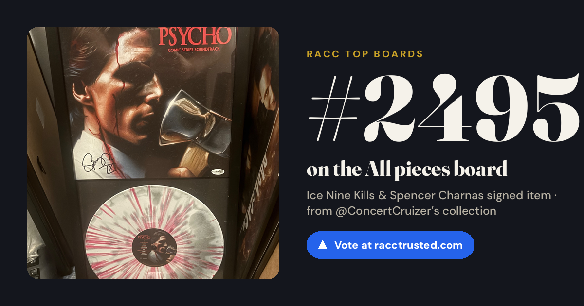Share card: #2495 of 2503 on the All pieces board