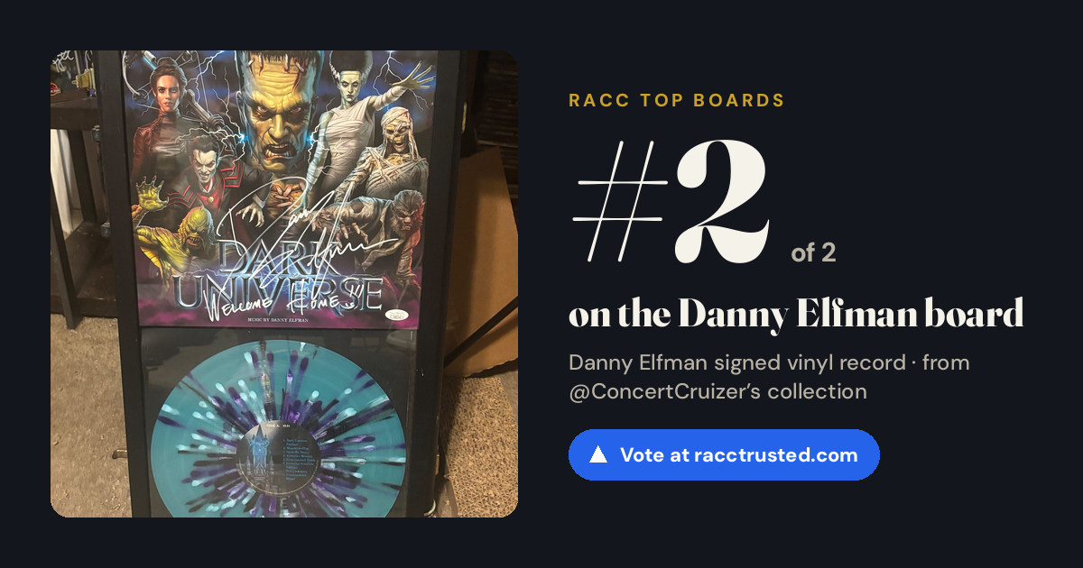 Share card: #2 of 2 on the Danny Elfman board