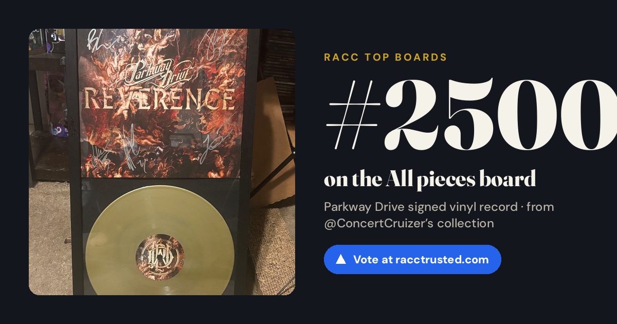 Share card: #2500 of 2503 on the All pieces board