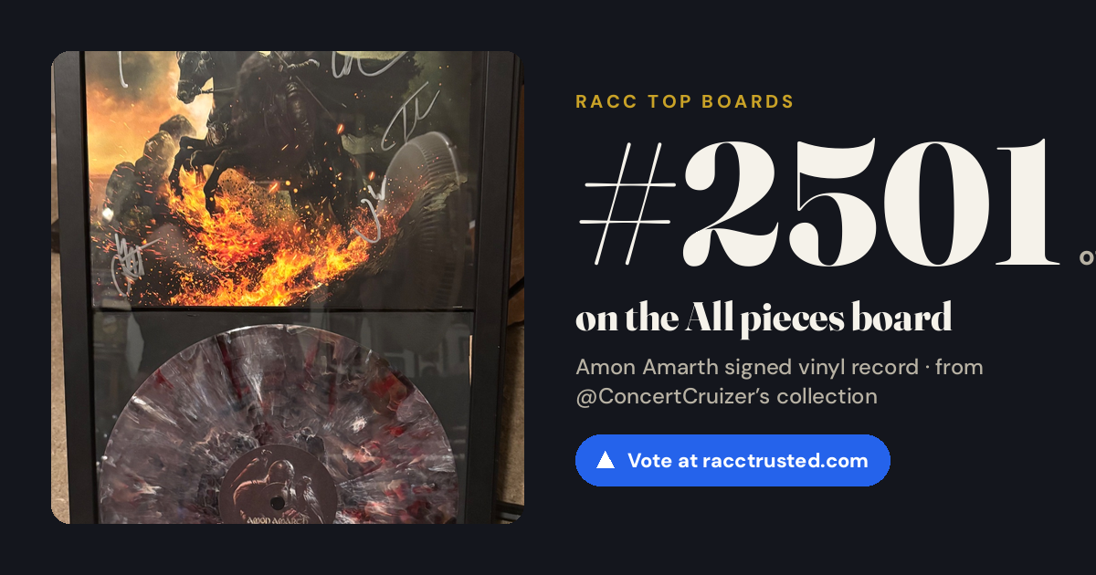 Share card: #2501 of 2503 on the All pieces board