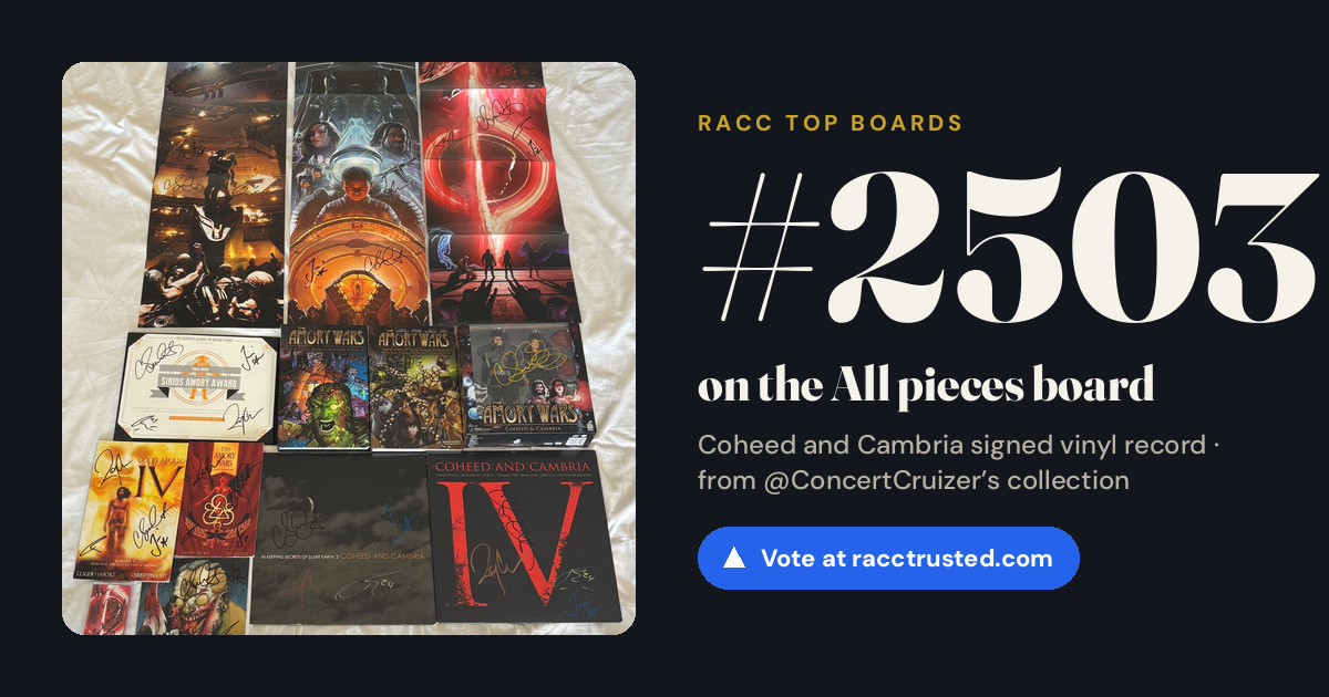 Share card: #2503 of 2503 on the All pieces board