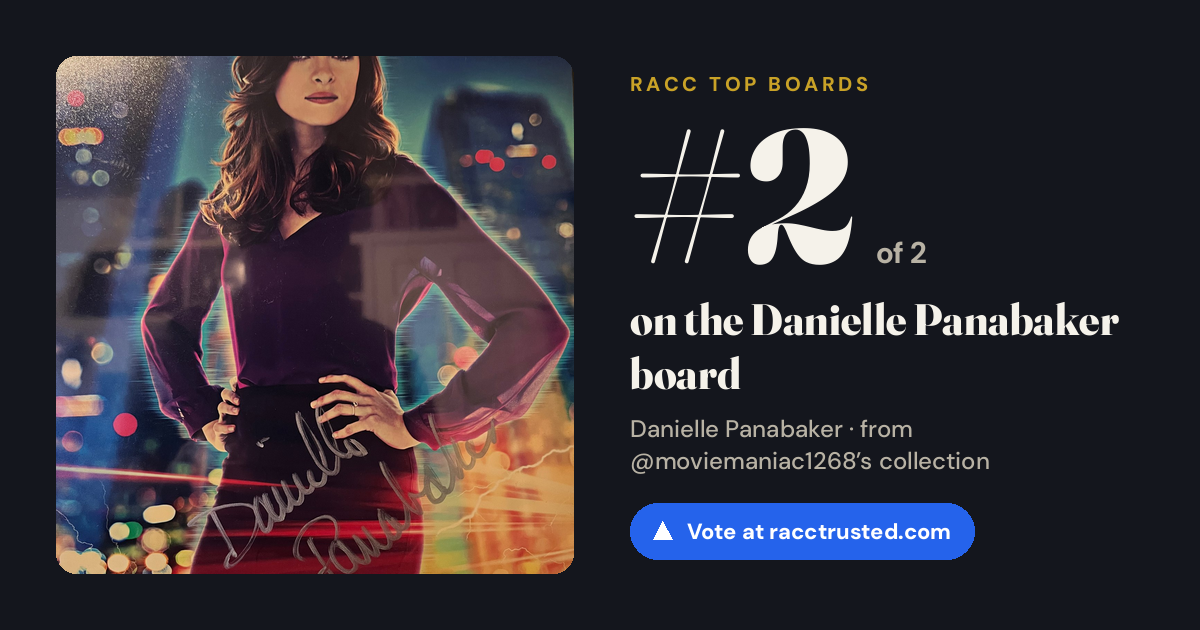 Share card: #2 of 2 on the Danielle Panabaker board