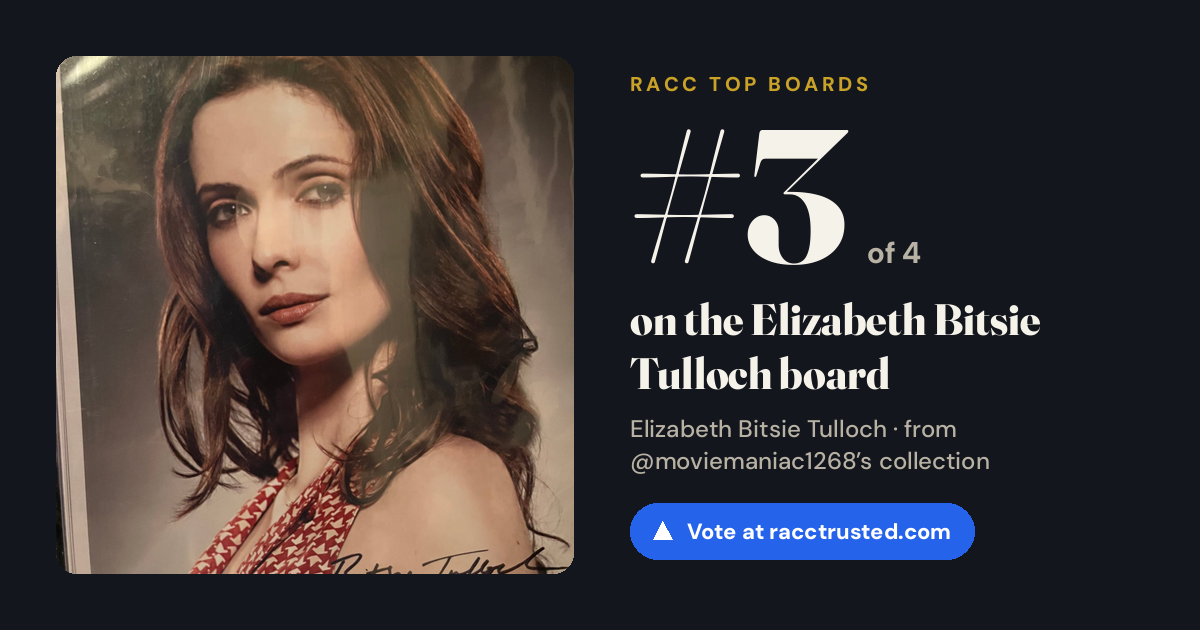 Share card: #3 of 4 on the Elizabeth Bitsie Tulloch board