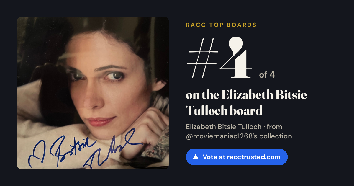 Share card: #4 of 4 on the Elizabeth Bitsie Tulloch board
