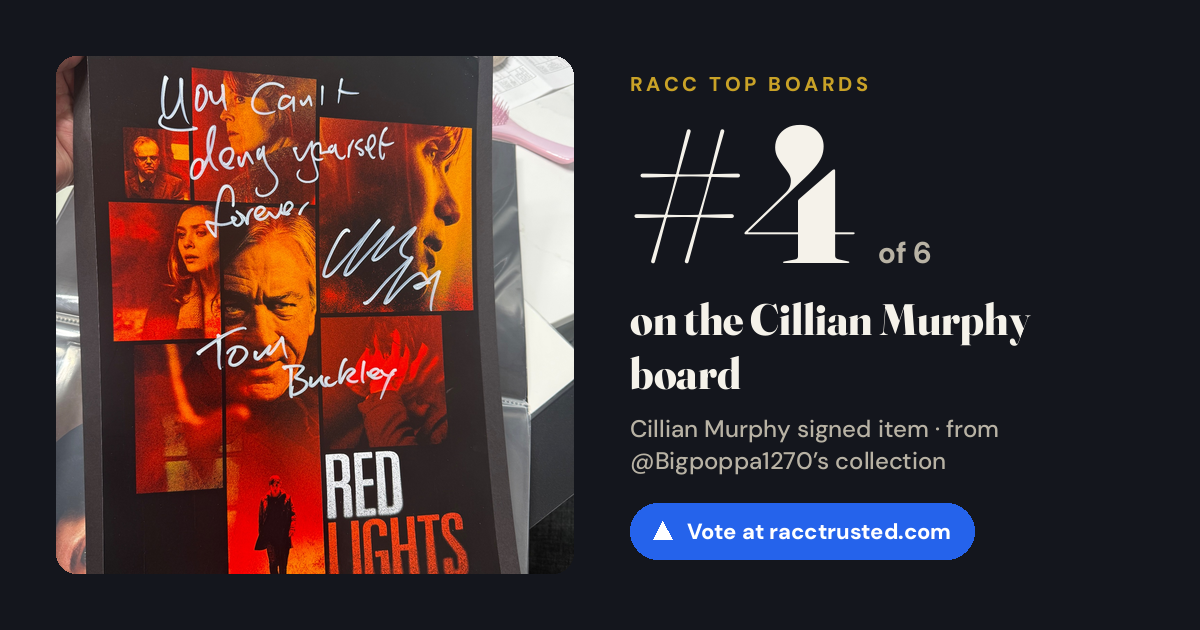 Share card: #4 of 6 on the Cillian Murphy board