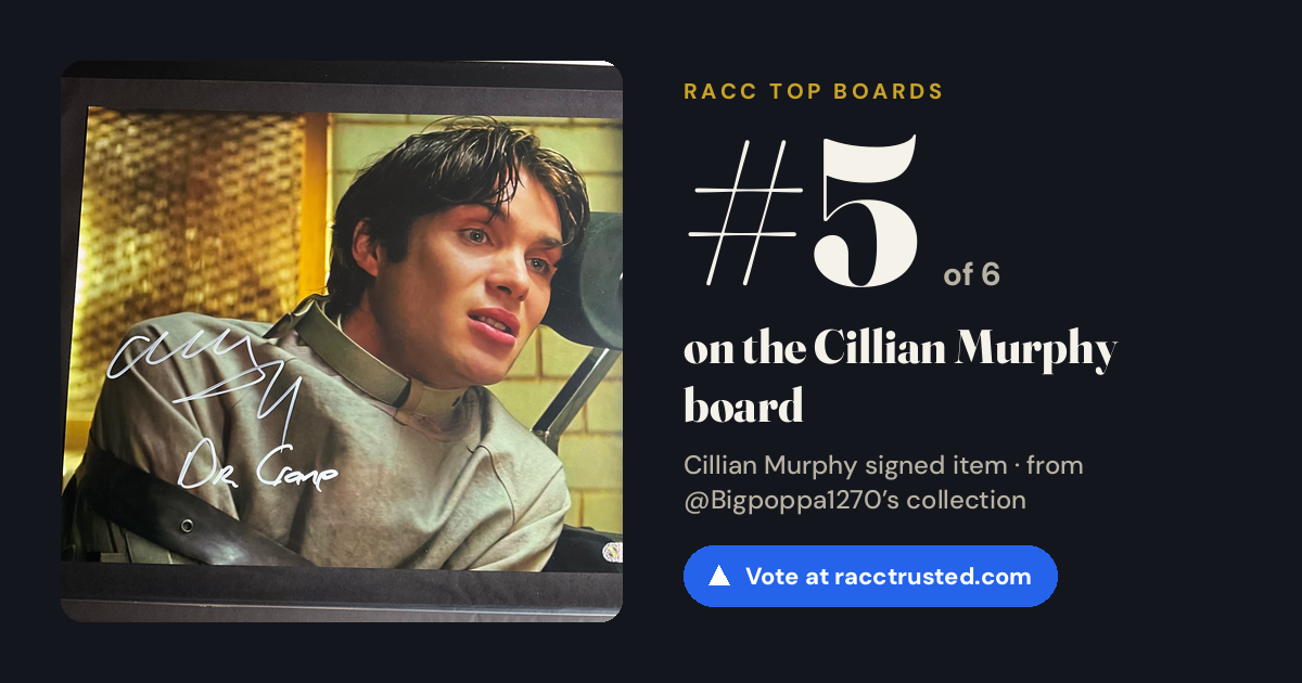 Share card: #5 of 6 on the Cillian Murphy board
