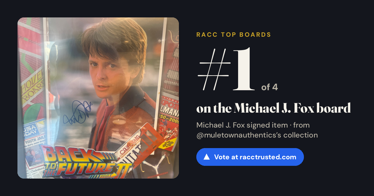 Share card: #1 of 4 on the Michael J. Fox board