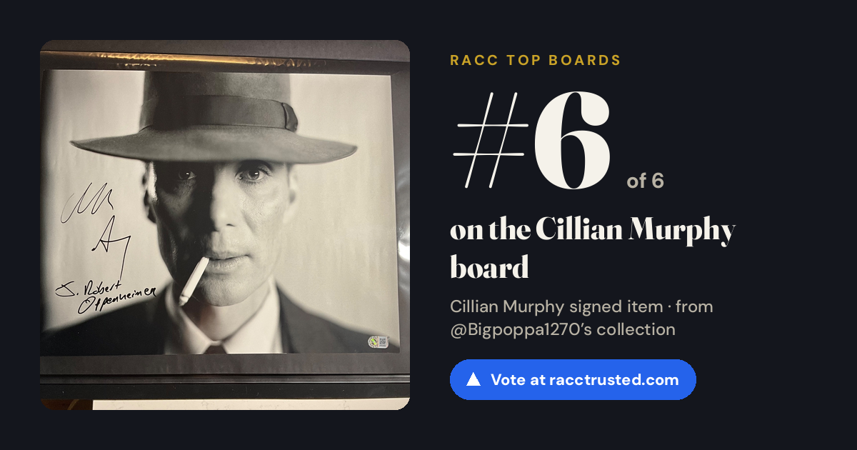 Share card: #6 of 6 on the Cillian Murphy board