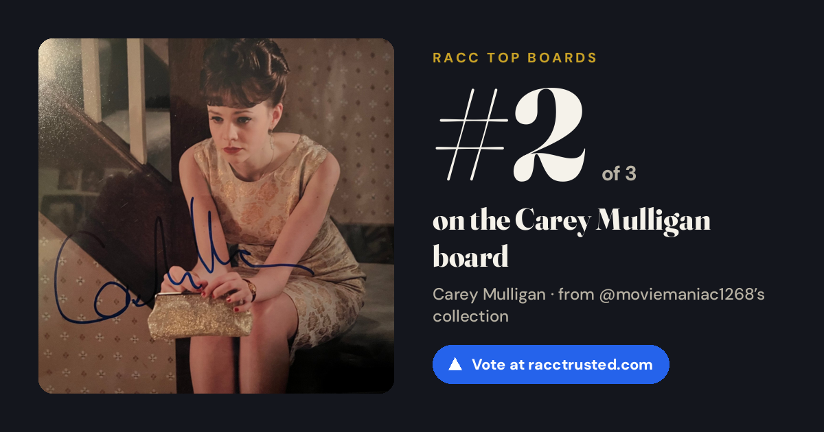 Share card: #2 of 3 on the Carey Mulligan board