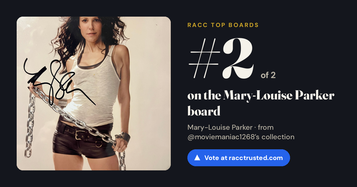 Share card: #2 of 2 on the Mary-Louise Parker board
