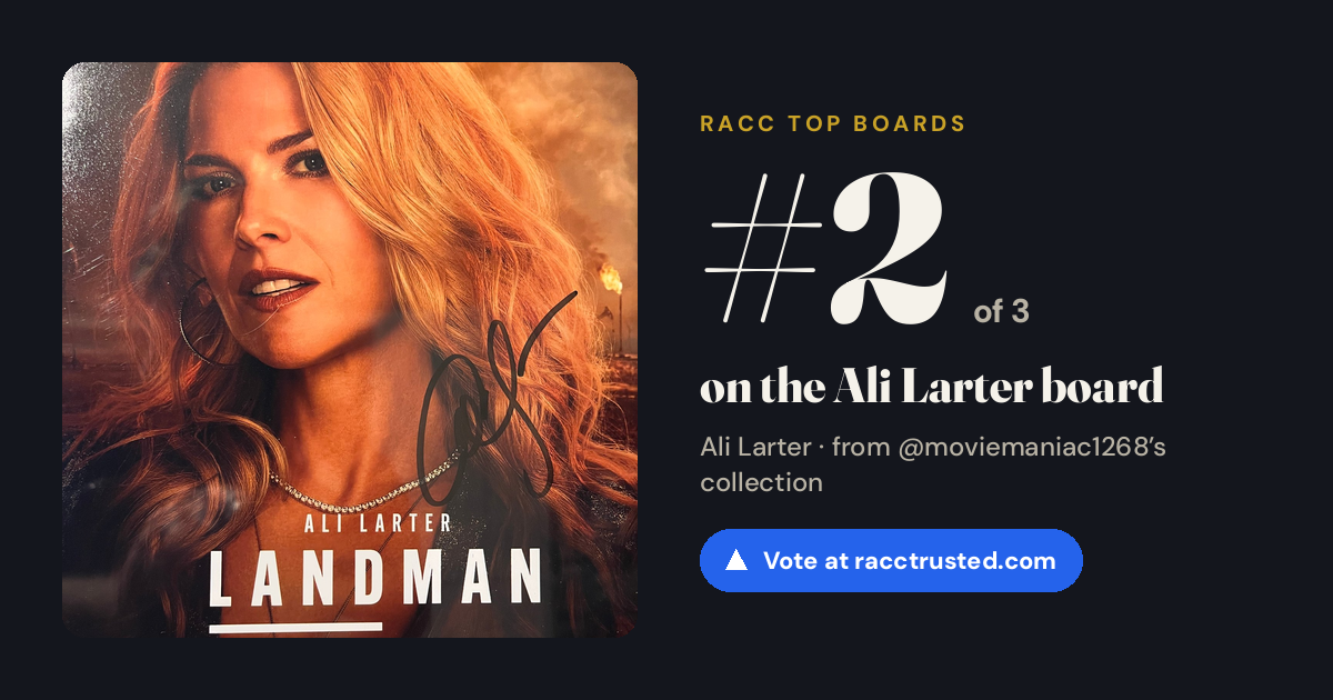 Share card: #2 of 3 on the Ali Larter board