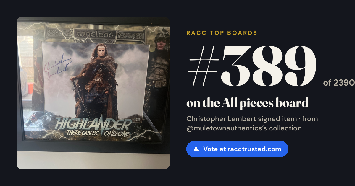 Share card: #389 of 2390 on the All pieces board