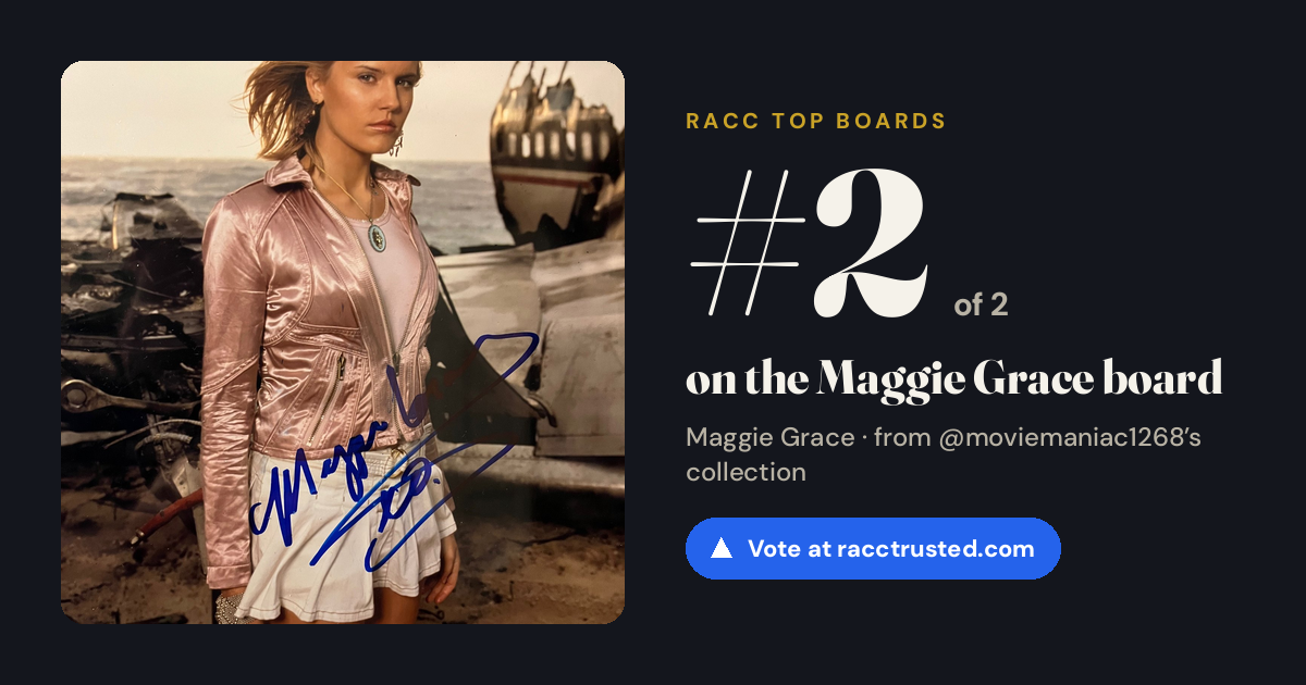 Share card: #2 of 2 on the Maggie Grace board