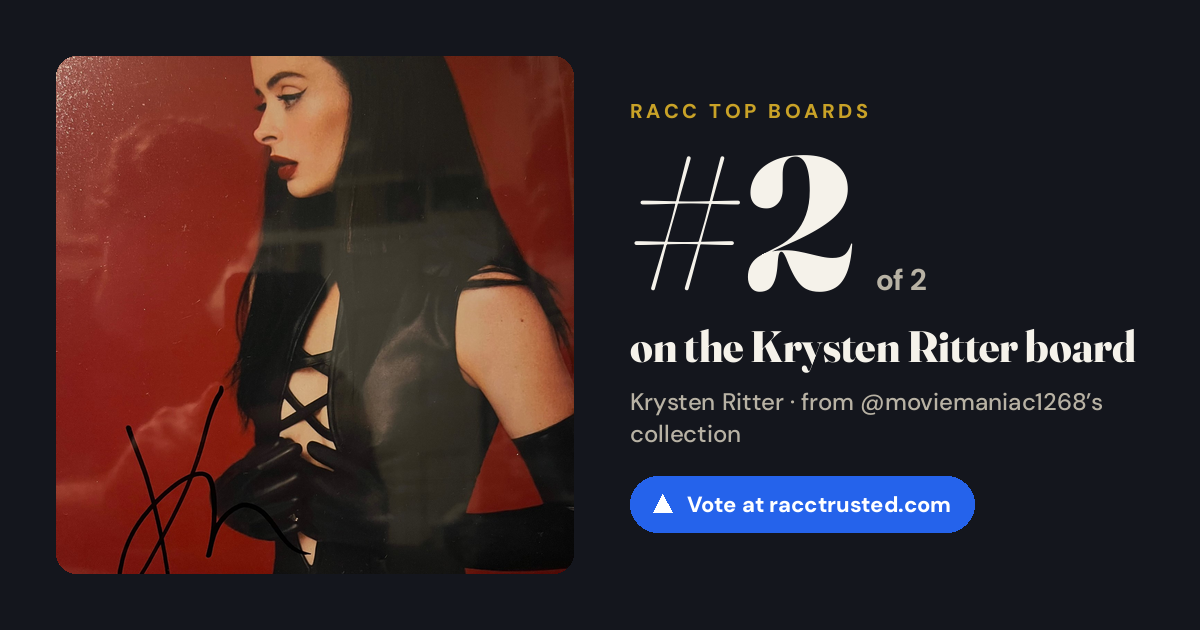 Share card: #2 of 2 on the Krysten Ritter board