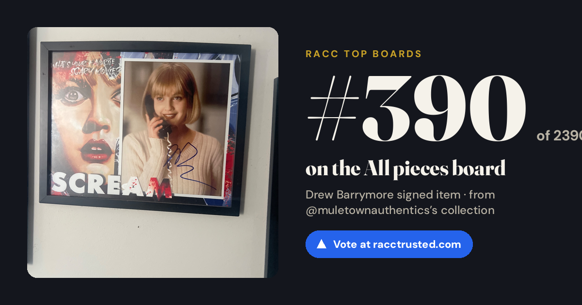 Share card: #390 of 2390 on the All pieces board