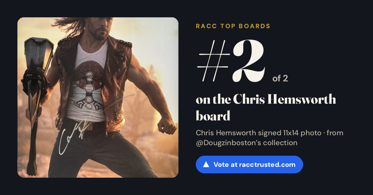 Share card: #2 of 2 on the Chris Hemsworth board