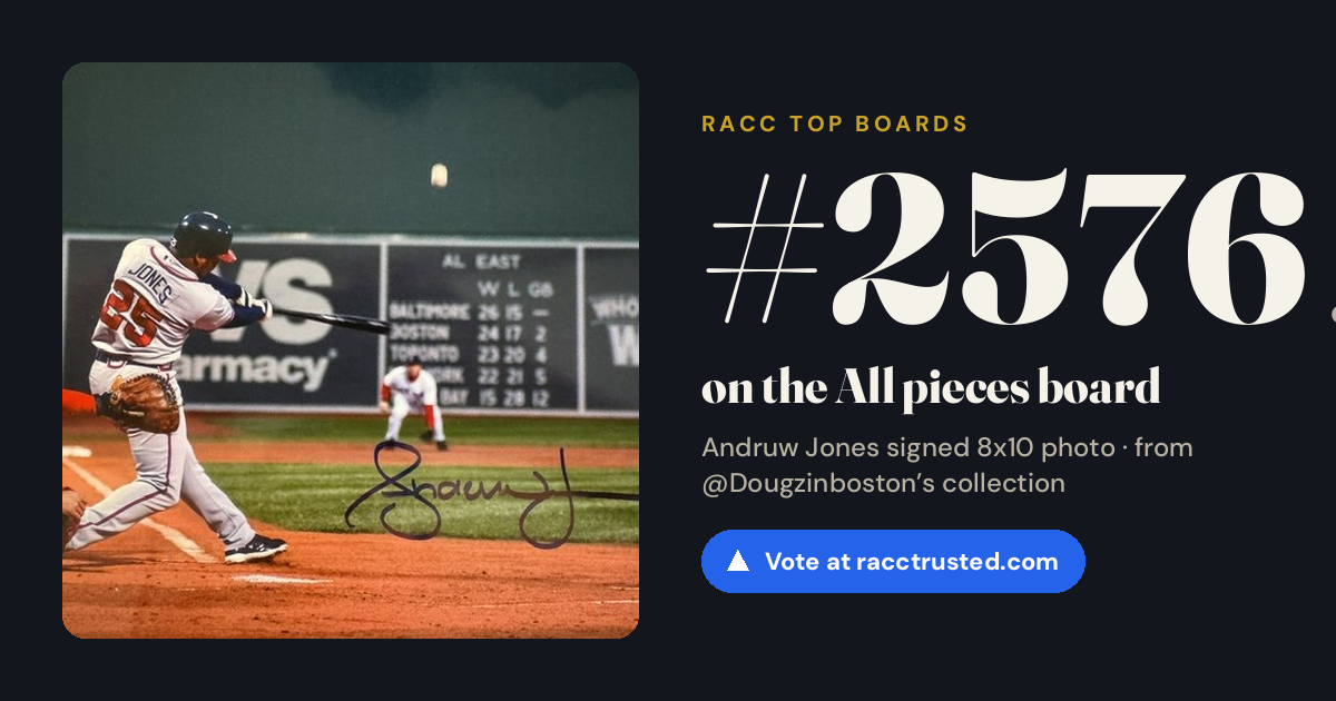 Share card: #2576 of 2578 on the All pieces board
