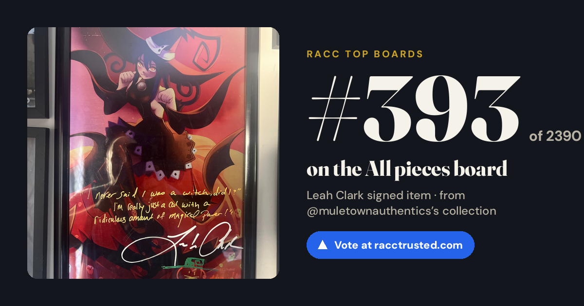 Share card: #393 of 2390 on the All pieces board