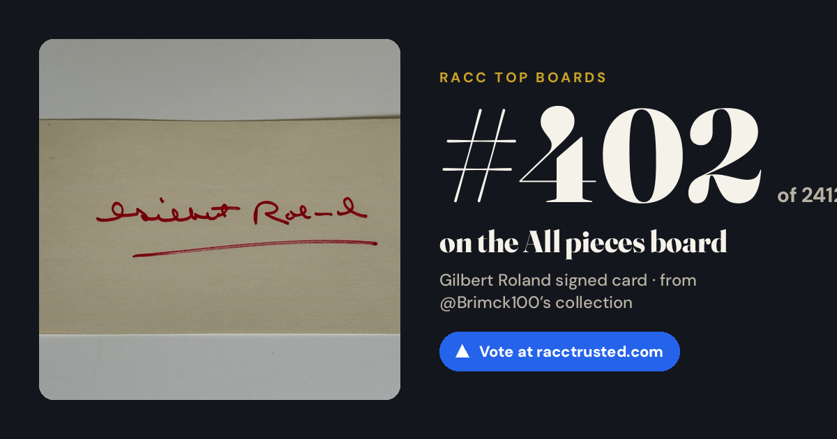 Share card: #402 of 2412 on the All pieces board
