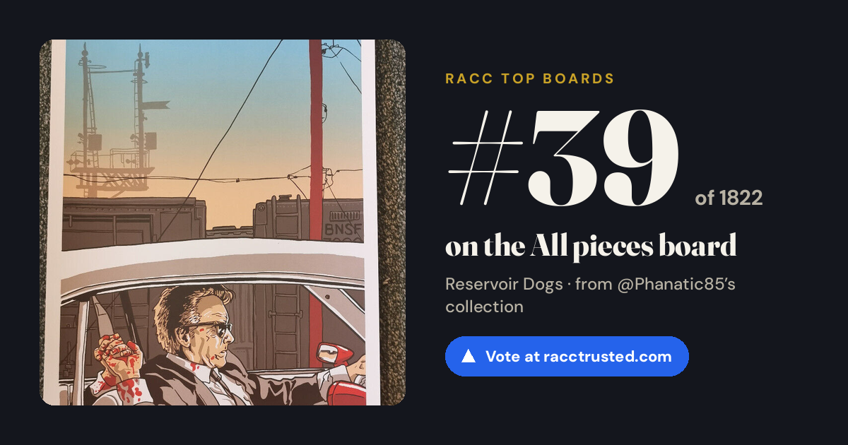 Share card: #39 of 1818 on the All pieces board