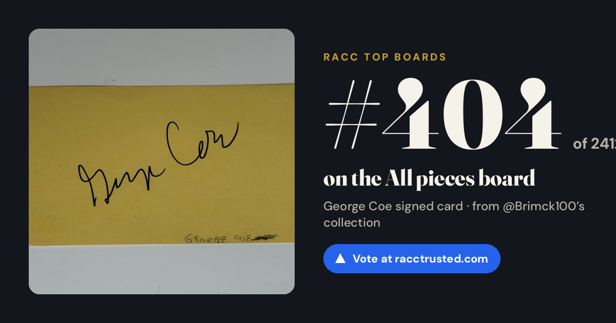 Share card: #404 of 2412 on the All pieces board