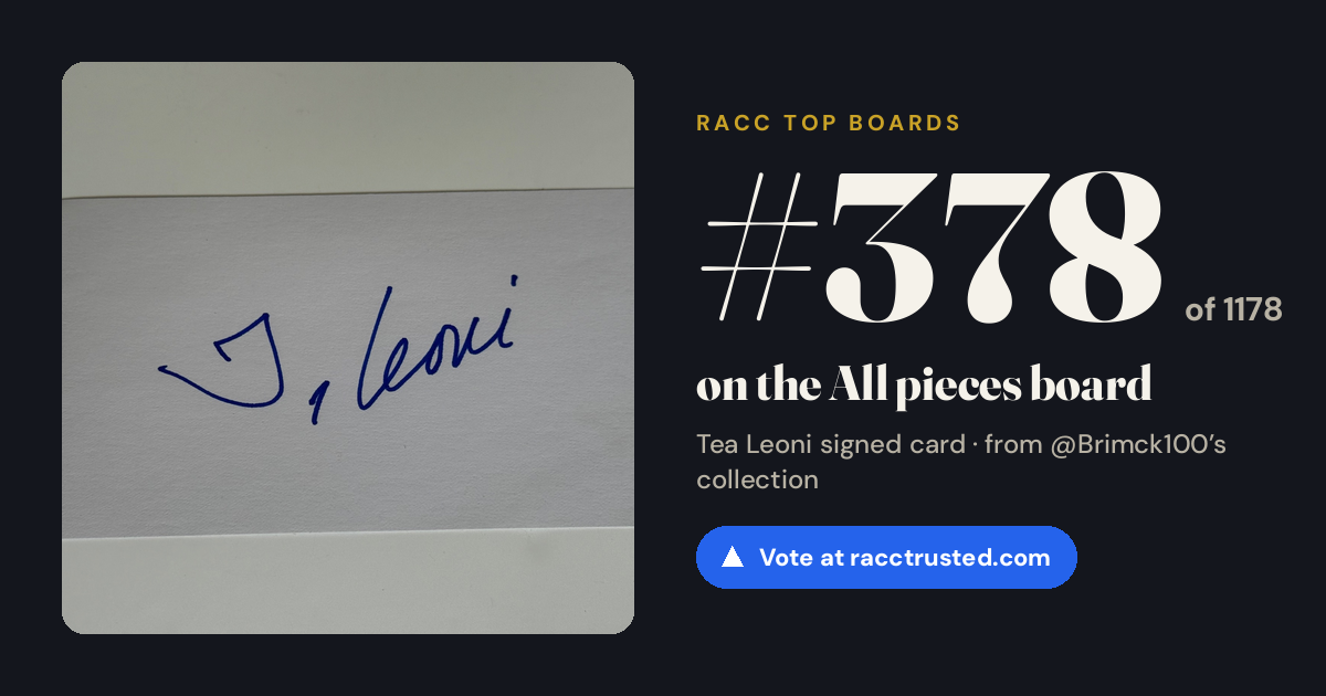 Share card: #378 of 1178 on the All pieces board