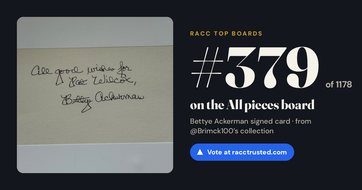 Share card: #379 of 1178 on the All pieces board