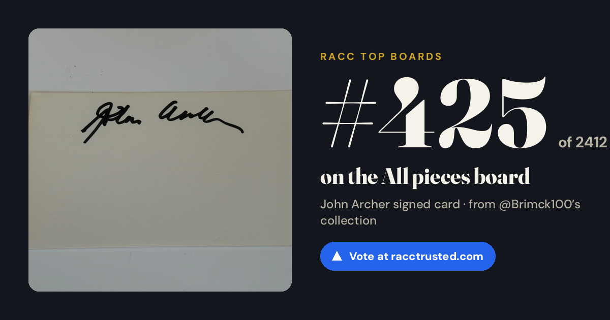 Share card: #425 of 2412 on the All pieces board