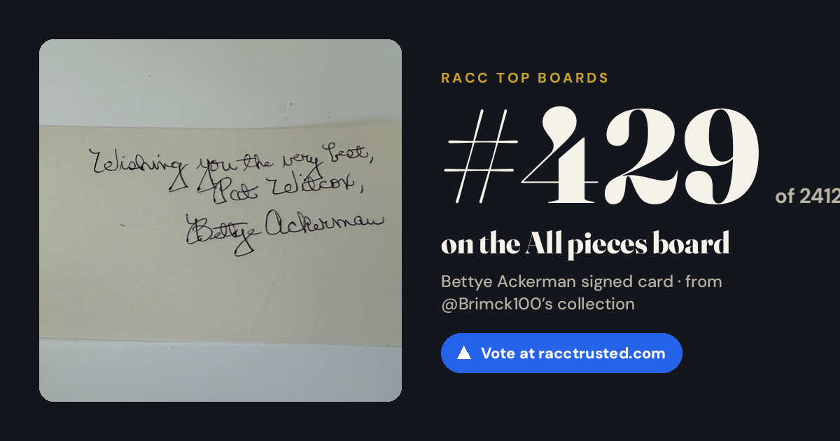 Share card: #429 of 2412 on the All pieces board