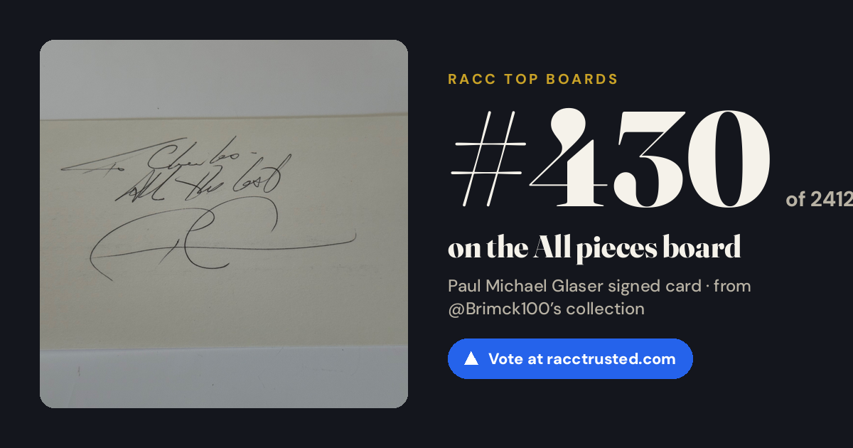 Share card: #430 of 2412 on the All pieces board