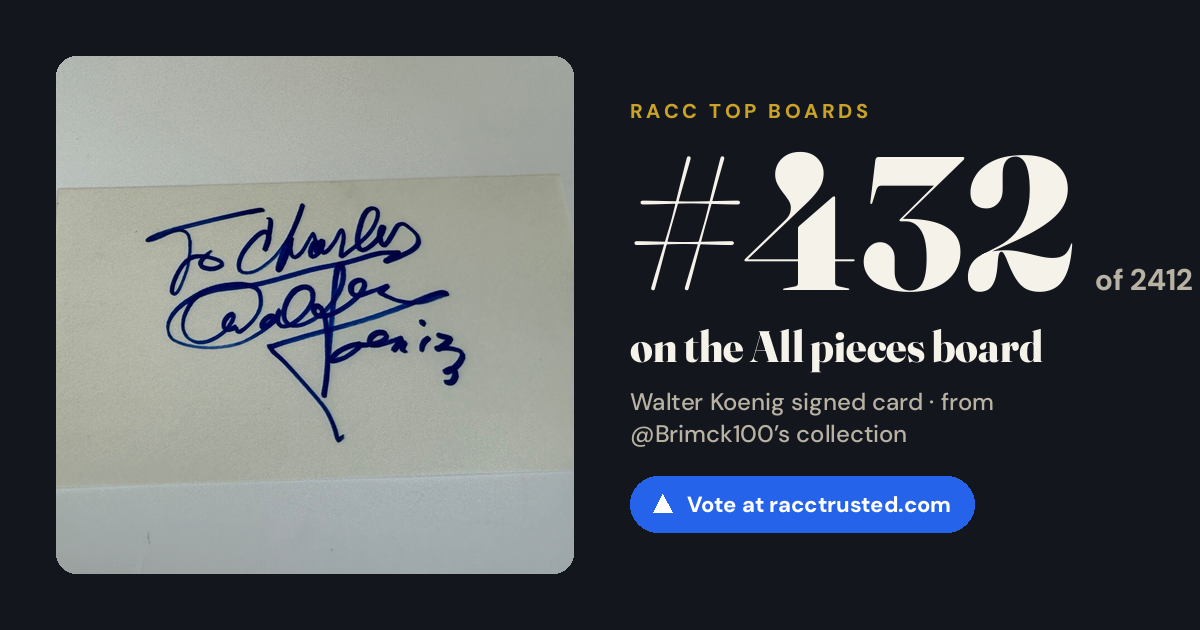 Share card: #432 of 2412 on the All pieces board