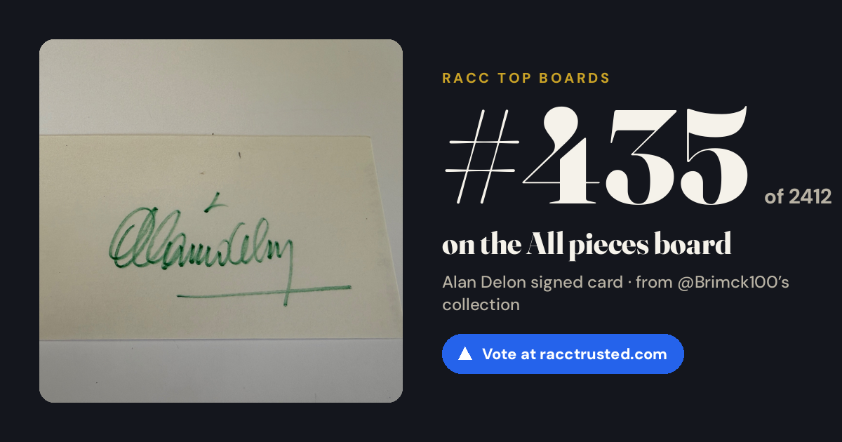 Share card: #435 of 2412 on the All pieces board