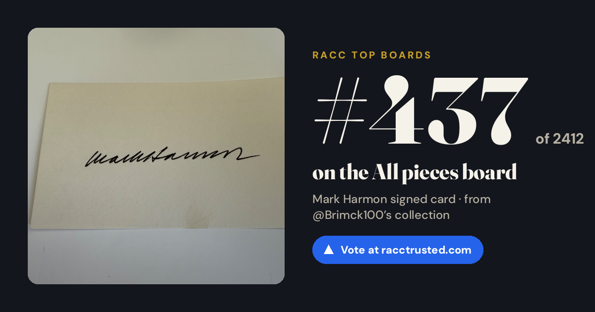 Share card: #437 of 2412 on the All pieces board