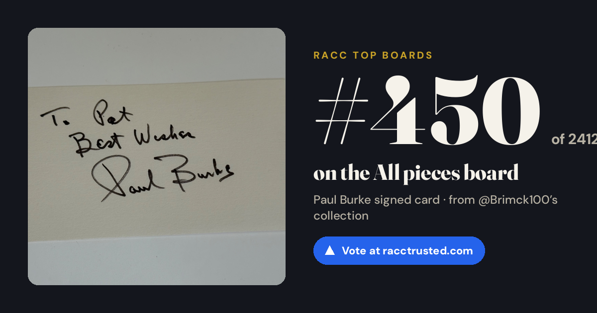 Share card: #450 of 2412 on the All pieces board